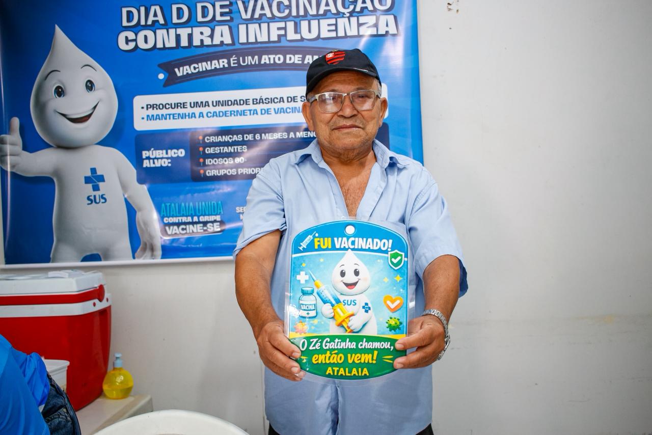 Atalaia amplia cobertura vacinal com Dia D contra a gripe e mantém campanha ativa